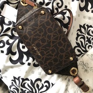 Calvin Klein Leather Fanny pack
